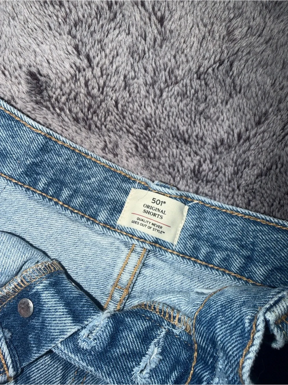 Levi’s 501 Distressed Denim Cutoff Shorts